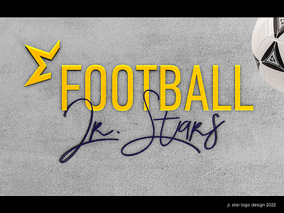 Logo football jr. star kids