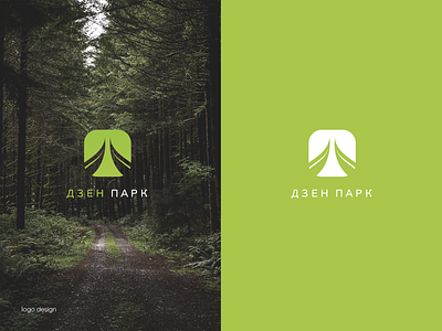 Dzen park logo design v2 concept logo nature logo park logo