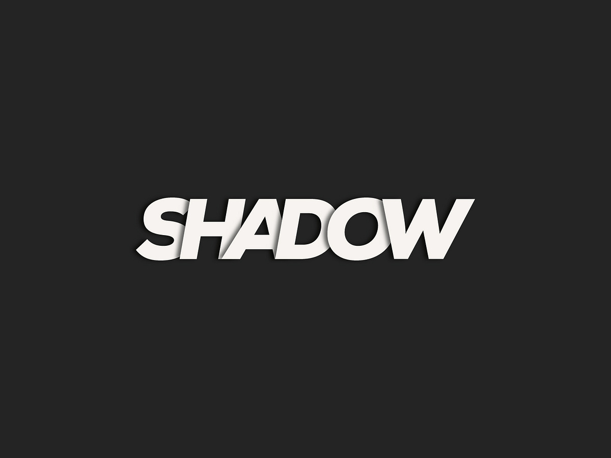 Shadow By Shakhawat Hossin On Dribbble