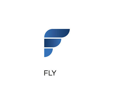 FLY LOGO brand identity branding creative fly fly logo flying illustration logo design logodesign logotype minimal typography