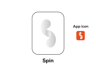 spin logo/modern s letter logo