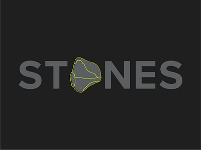 Stones brand branding design icon illustration logo typography vector