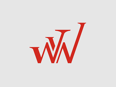 Traditional Logo Concept for WTW graph lettering logo traditional w