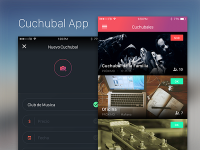 Cuchubal app collective games cuchubal design gradients ios product design sketchapp