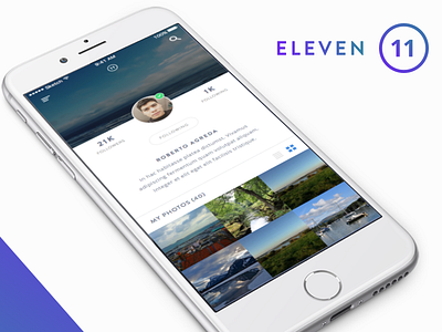 Eleven App amazing ui colors design gradients ios logo design typography ui ux