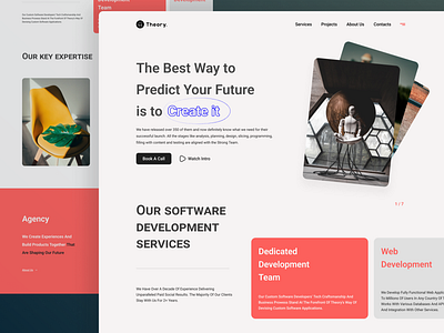 Landing Concept for Software Agency