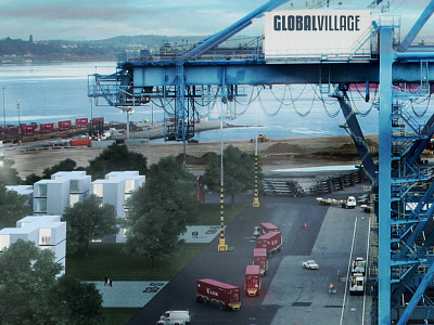 GLOBAL VILLAGES 3d 3dvisualization exterior globalvillage photomontage pixelfactory render