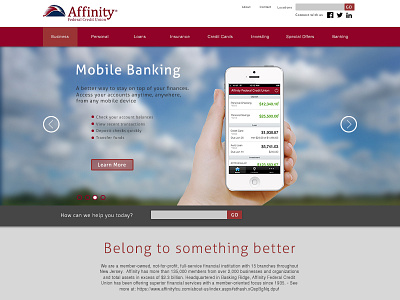 Affinity Home Page