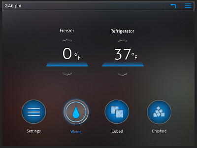 Refrigerator Interface