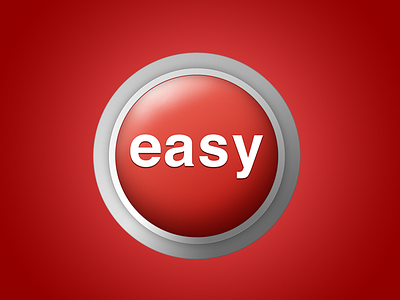 That Was Easy ! adobe button easy photoshop random red staples ui ux