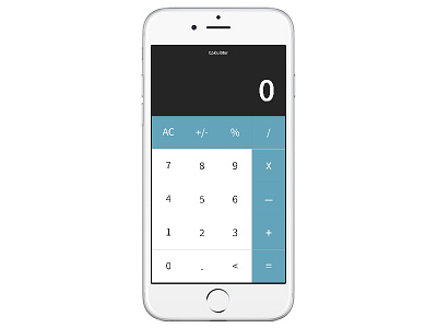 Day #004 - Calculator calculator iphone mobile photoshop ui ux