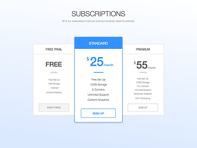 Day 030 - Pricing blue dailyui day30 light pricing sketch subscription ui ux web