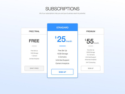 Day 030 - Pricing blue dailyui day30 light pricing sketch subscription ui ux web