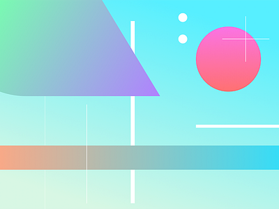 Random shapes and gradients