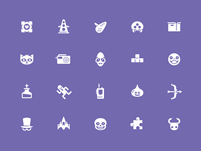 LOOP — Iconography editorial grid icon iconography loop magazine pictogram set system video games
