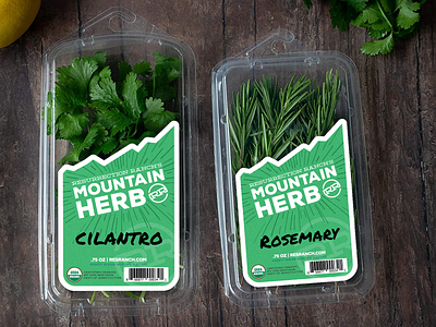 Resurrection Ranch's Mountain Herb branding design graphic design label packaging design sticker vector