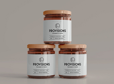 Provisions, The Market at Seven branding design graphic design logo packaging design vector