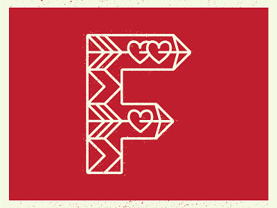 Falling in love with February february love red type