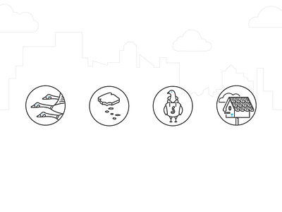 HelloSign Avian Feature Icons birds document icons