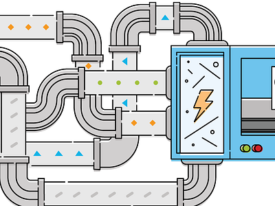 6 Easy Steps To An Integrated Data Solution data illustration machine pipe pipeline