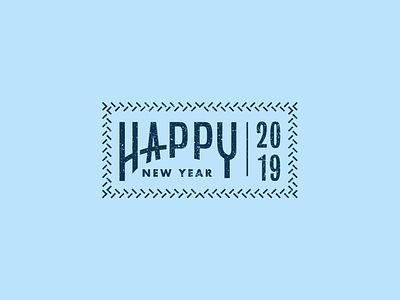 Happy New Year 2019 2019 badge happy new new year type typography year