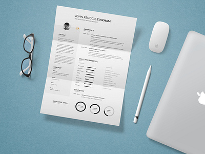 John Renggie Tinkham CV mockup