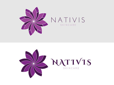 Nativis Skincare design logo