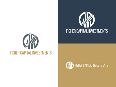 Fisher Capital Investments brand design branding investments logo