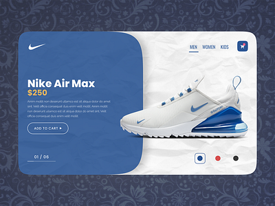 Nike Product Page Design