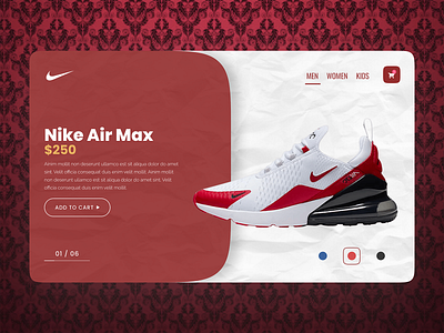 Nike Product Page Design