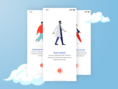 Health App Onboarding UI