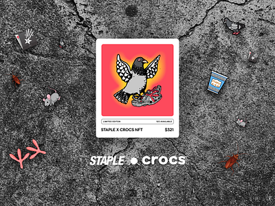Staple x Crocs NFT Drop Page