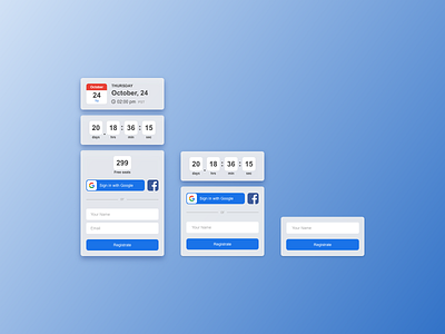 Segmented login window variations 💻