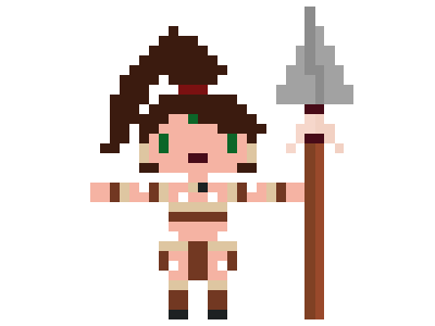 Nidalee - League of Legends aseprite illustration leagueoflegends nidalee pixelart