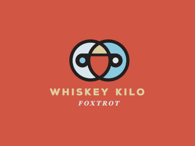Whiskey Kilo Branding animation blue branding geometric illustrator logo red typography