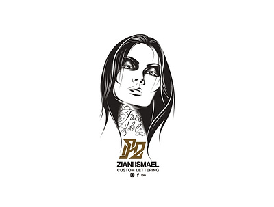 Ishz branding design illustration illustrator letters logo tattoo art typography vector