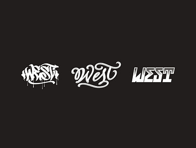 West branding design icon illustrator letters logo tattoo art tattoostudio typography vector