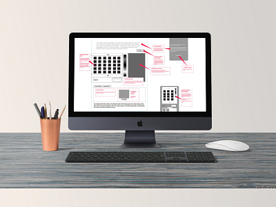 Palette Creator brainstorming marketing website user experience design wireframing