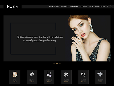 "NUBIA" is an online jewelry store