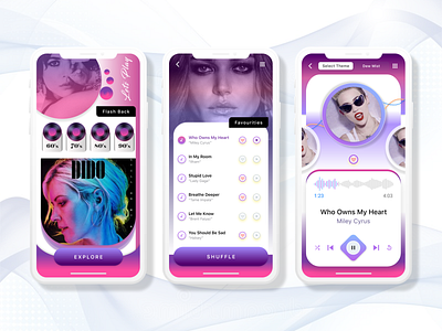 Vibez music player app design music app music player music player app ui design