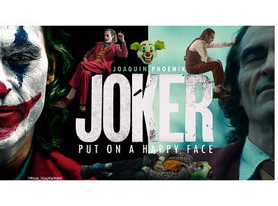 "JOKER" Movie poster adobe illustrator adobe photoshop digital art illustration joker movie movie poster poster ui