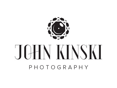 Kinski Photography camera lens logo logotype photographer