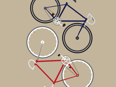 Fixed gear bike bikes fixed gear illustration