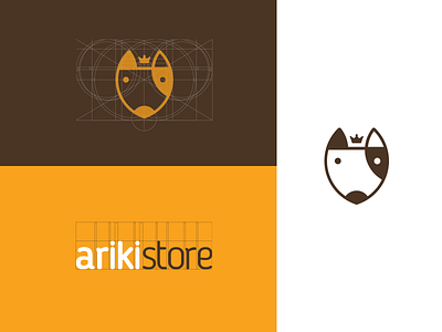 Ariki Store | Grig Logo brand branding chile design design grid dog graphic design grid logo logo pet store