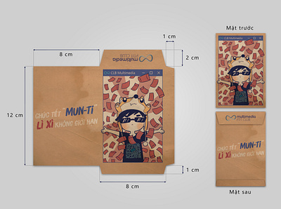 Lì xì MPC 2018 - Boy illustration package package design packagedesign packaging