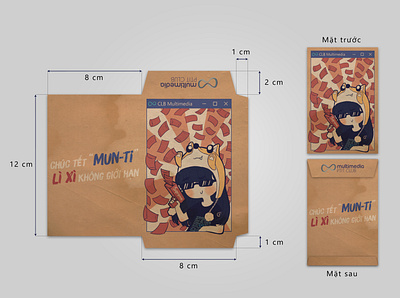 Lì xì MPC 2018 - Girl illustration package package design packagedesign packaging