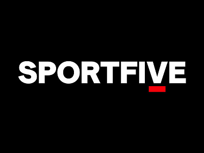 SportsFive visual identity branding creative director design logo typography