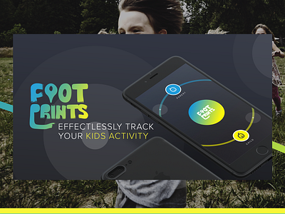 Footprints api app branding creative director design experience mobile prototype ui