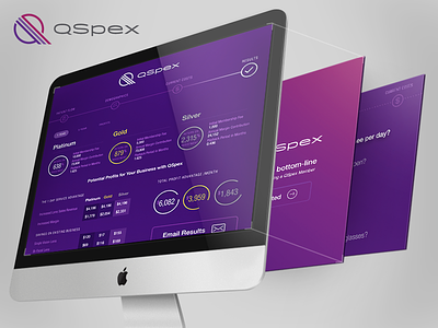 QSpex Responsive Calculator calculator desktop lens margins mobile morrison profit qspex responsive tablet web webapp