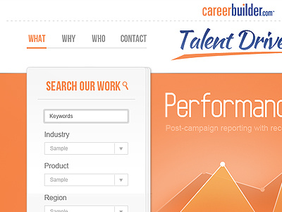 Careerbuilder Project career builder careerbuilder web layout website design
